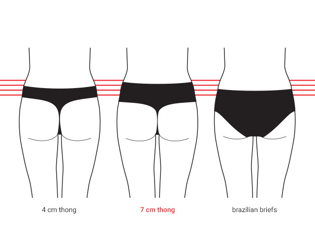What is a 7 cm thong? | Thongs Fit and Style Guide by Marlies Dekkers
