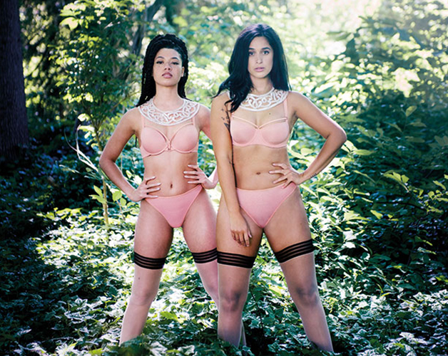 lingerie collection space odyssey shimmering peach SS21